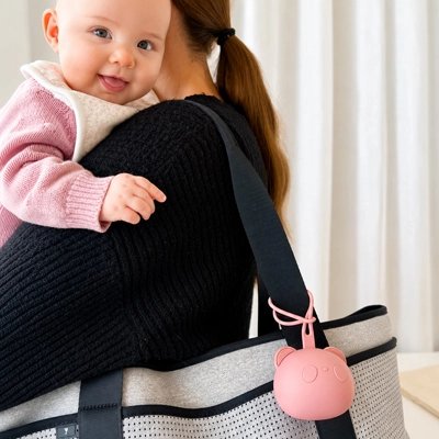 Boite a tetine​ rose