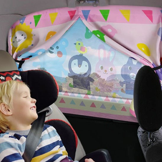 par soleil de voiture pour bebe amusant 