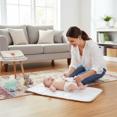 Tapis à langer nomade | Pratique & Élégant